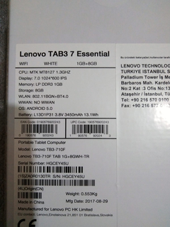 Lenovo Tab 3 Essential