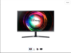 Samsung LU28H750UQMXUF 27.9' 1ms (Display+2xHDMI) 4K Ultra HD 10bit Freesync QLED Monitör