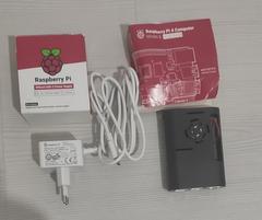 SATILDI !! Raspberry Pi 4B 4gb + Fanlı kasa + Orijinal Adaptör + 32 GB SD kart + Mikro hdmi kablo