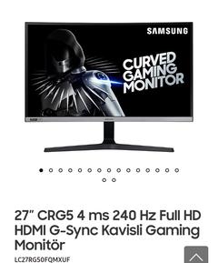 Samsung 240Hz Sıfır monitör