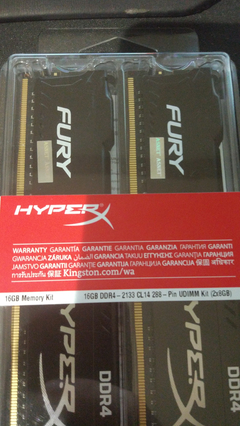 SATILDI || İNDİRİM Kingston Hyperx FURY 16GB(2x8) 2133MHz DDR4