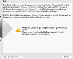 2011 model Macbook a windows kurulmuyor [YARDIM]