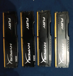 4 adet Kingston 4gb 2666mhz ddr4 Ram