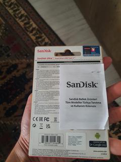 SanDisk Ultra 256 GB Dual Drive Type-C  Kapalı Kutu