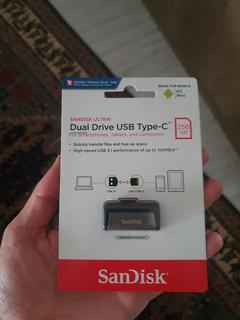 SanDisk Ultra 256 GB Dual Drive Type-C  Kapalı Kutu
