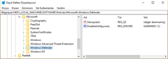  Windows Defender Açılmıyor!