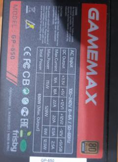 [SATILDI] Gamemax 650 W Psu