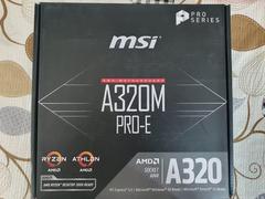 MSI A320M PRO -E + AMD RYZEN 1600AF 12NM