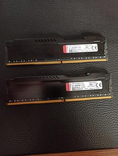 Kingston HyperX Fury Black 8 GB(2x4) 2666MHz DDR4 HX426C15FBK2/8 Bellek