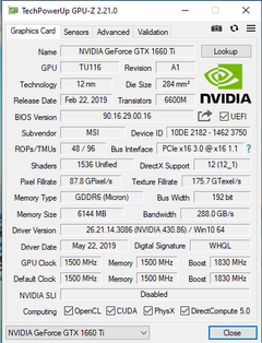 1 aylık MSI Geforce GTX 1660ti Ventus [GÜNCEL]