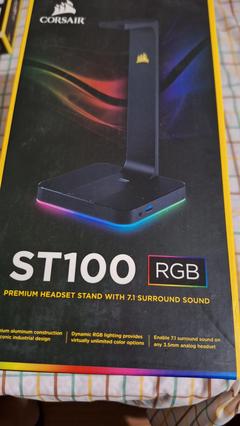 [SATILDI] ::SATILIK::Corsair ST100 RGB Premium Kulaklık Standı, 7.1 Surround, 2xUSB3.0