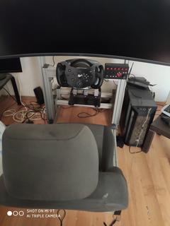 Thrustmaster TS-PC RACER + Fanatec V3 Pedal + Sigma Kokpit + Asus ROG Strix XG49VQ