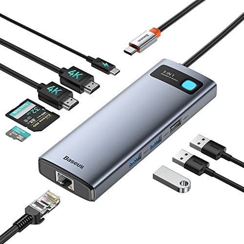 Baseus USB C HUB 9'u 1 arada USB C