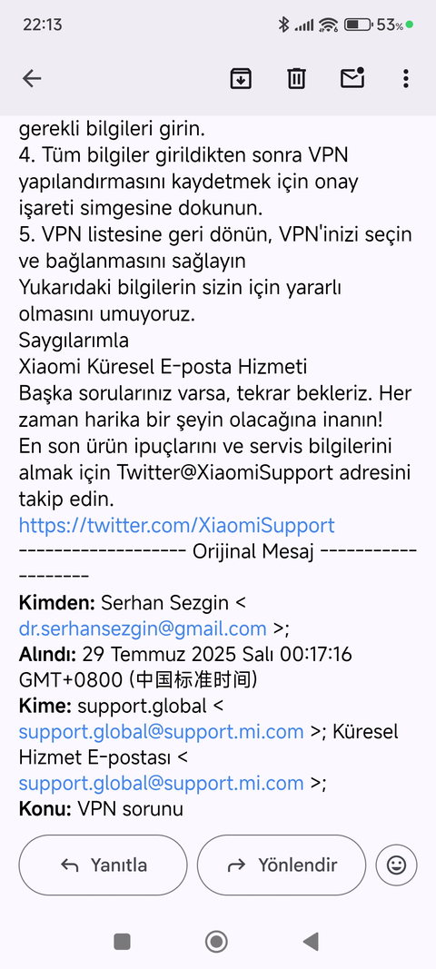 ÇÖZÜLDÜ * Xiaomi 14T Pro'da, mobil veride SSTP VPN ile FortiClient VPN çalışmama durumu.