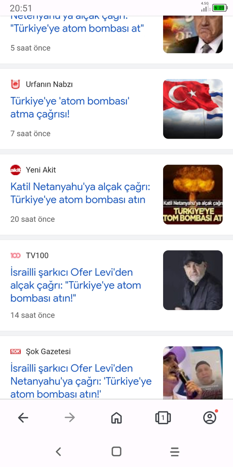 bir siz varsınız bir de onlar.