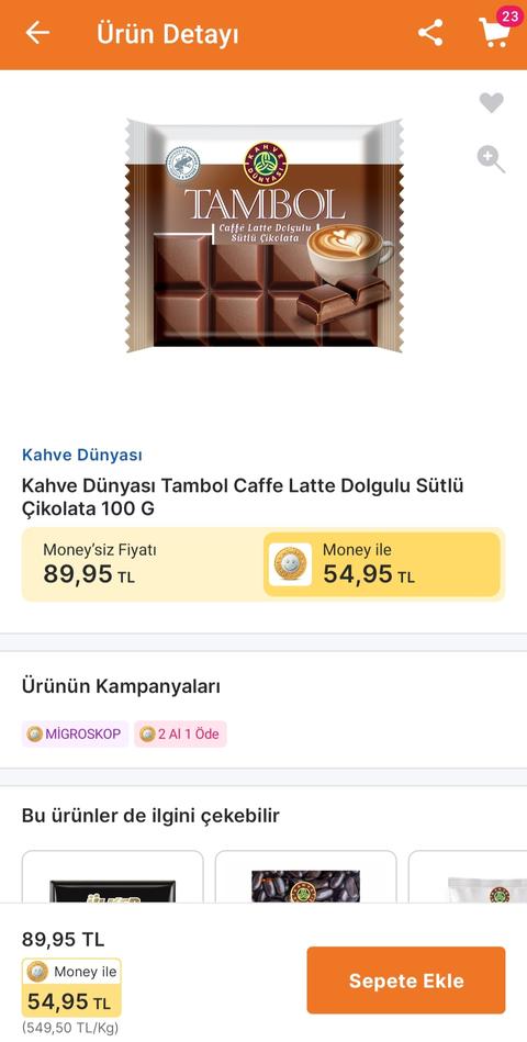 Migros Delist Ürünleri..