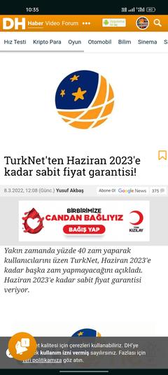 Turknet 2024 yılı yeni internet abonelik fiyatlarını yayınladı