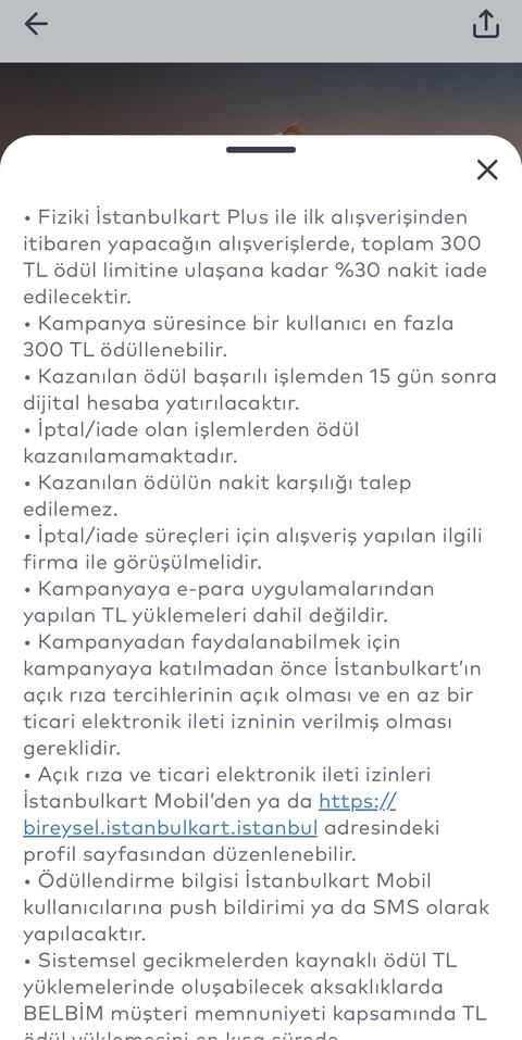 Sanal İstanbulkart Plus Kampanyaları (Ana Konu)
