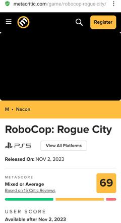 RoboCop: Rogue City [PS5 ANA KONU]