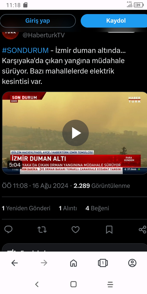 bir siz varsınız bir de onlar.