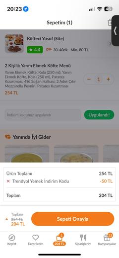 TY Yemek 150 TL Üzeri 50 TL İndirim Kodu