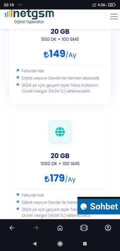 Yeni mobil operatör Netgsm 3 te 1 fiyata mobil paketler.