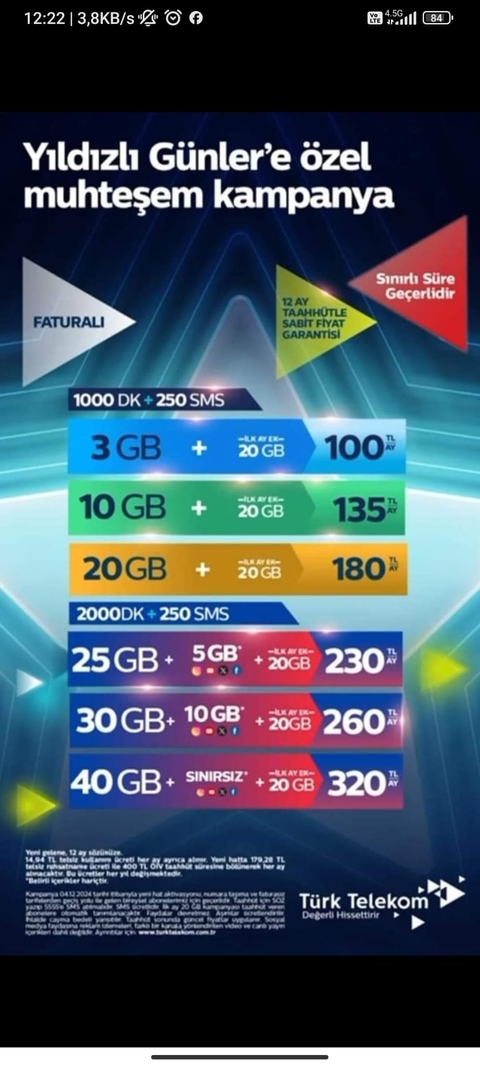 EGM tarifesini uzatma yolu var mı?