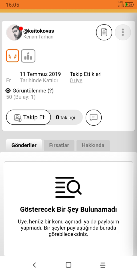 bir siz varsınız bir de onlar.