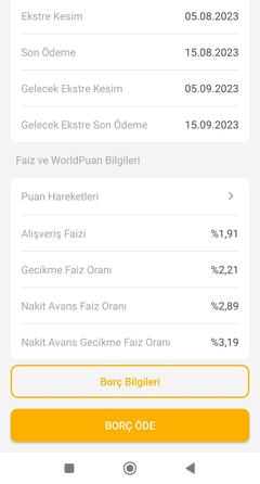 kredi kartı alışveriş faizi