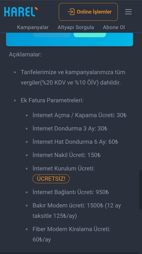KAREL internet