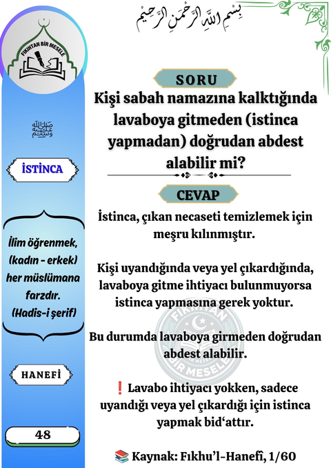 Dini Fetvalar ve Fıkıh Konuları