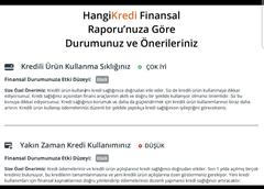 Hangikredi.com’da finansal raporunu ücretsiz öğren!