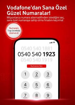 Vodafone 0540'lı numaralar kullanıma açıldı.