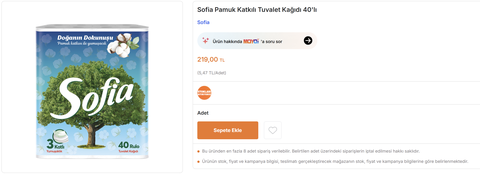 Migros Delist Ürünleri..