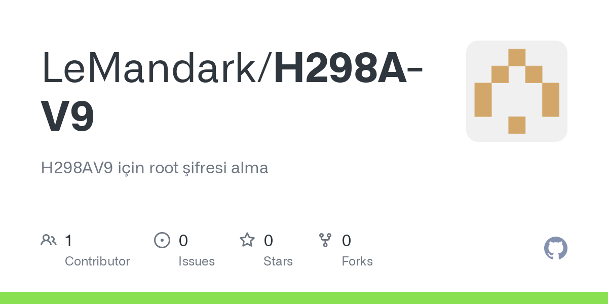 H298A V9 sürümü root hesabı aktif etme