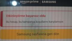 Samsung telefonu olanlara 6 ay bedava Amazon Prime (Son gün 29 Şubat)