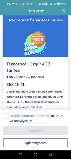 1 GB, 600 SMS/Dakika 79₺ (Akıllı Çocuk Saati Alana 29₺)  Teknosacell (Türk Telekom) ile sizlerle!