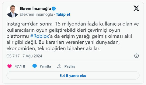 bir siz varsınız bir de onlar.