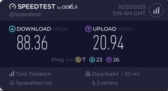 Turk telekom ve alt yapi 100 mbps kullananlar upload artiyor