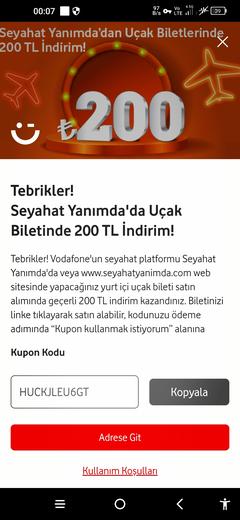 Vodafone Haftalık Çark hediyelerini buyrun yazalım