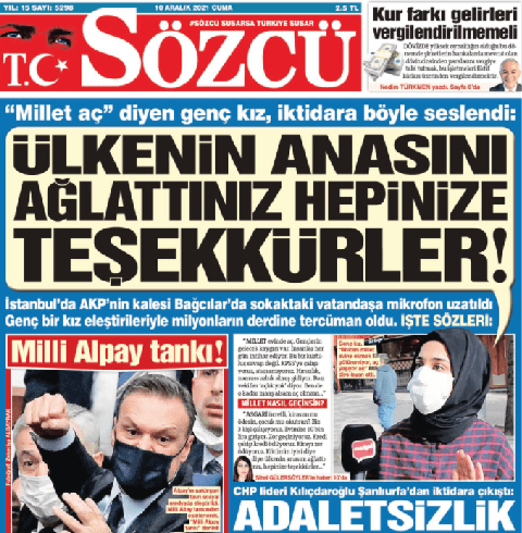 bir siz varsınız bir de onlar.