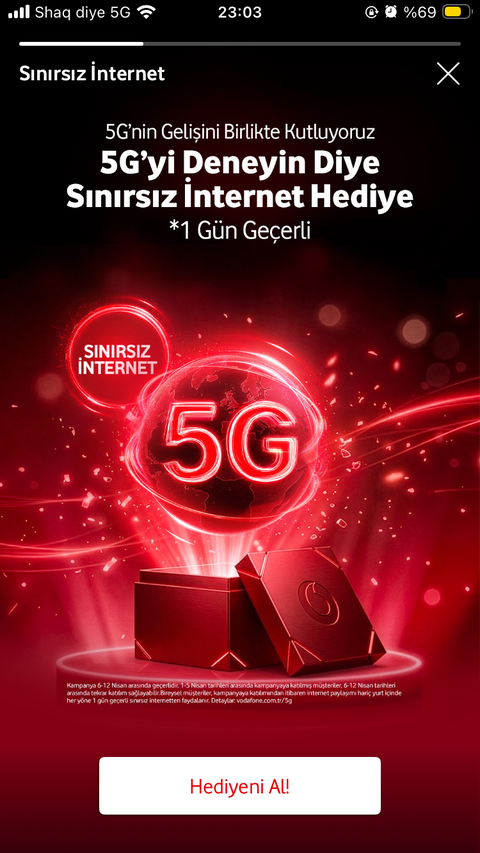 Turkcell, Türk Telekom ve Vodafone’dan 5G’ye özel hediye internet fırsatı!