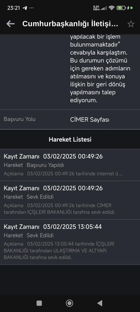 AÇIK KAPI : PORT VE ALTYAPI TALEPLERİNİZİ İLETEBİLİYORSUNUZ.