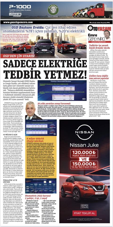 Çin'e ek gümrük vergisi geldi (Min 7000$ ve %40) 08.06.2024 - GÜNCELLEME 5 Temmuz