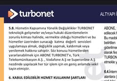 Turbonet internet 150 tl