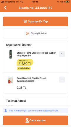 Migros'ta Thermos markasında %50 indirim