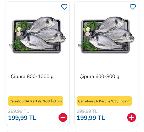 Carrefoursa Balık İndirimi