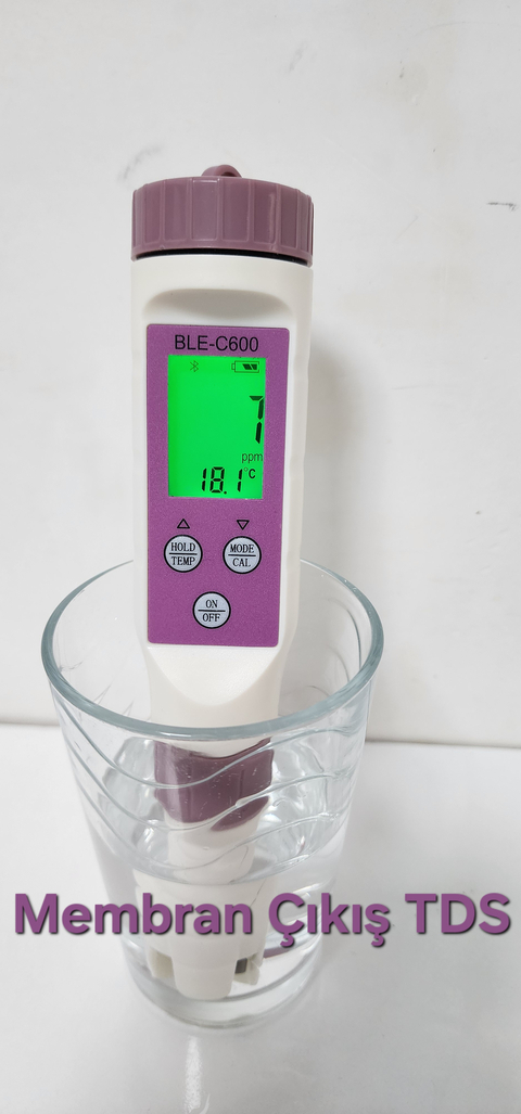 Roycera Alkali Filtre Orp,tds, ph ölçüm , inceleme test konusu