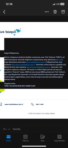 Türk Telekom Dilekçe Örneği - Örnekleri ve Altyapı Port - Fiber - talepleri