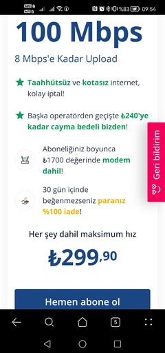 Turknet zam geldi ( 299.90 tl )